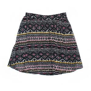 Xhilaration Womens Tumblr Tribal Boho Bohemian High Rise Skater Skirt XS